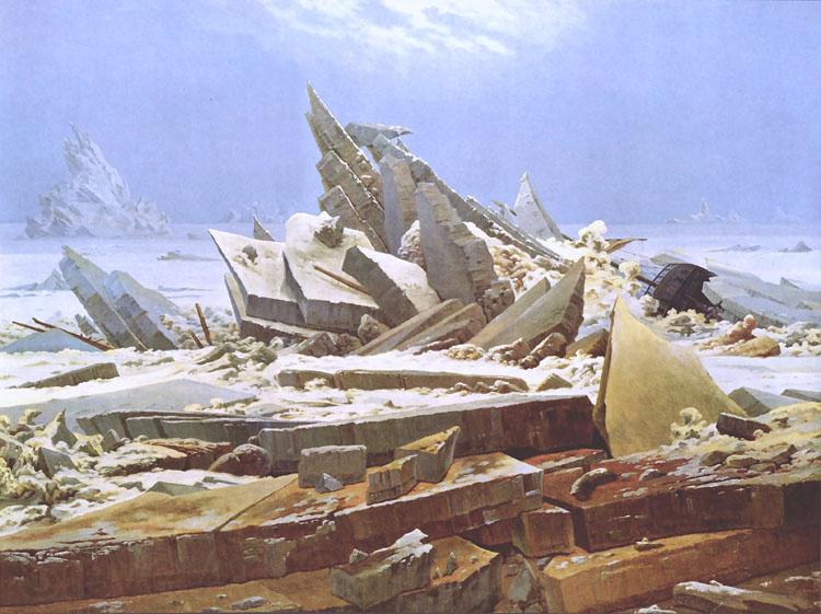Caspar David Friedrich The Wreck of the Hope (nn03)